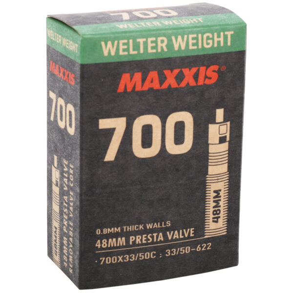 Maxxis WelterWeight Tube - 700x33/50C - Presta valve - 48mm