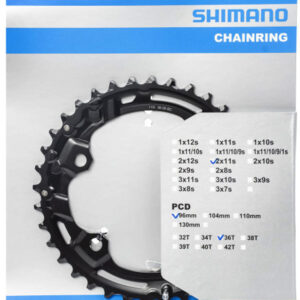 Shimano Deore FC-M5100-2, 10-11 Speed chainring 36T